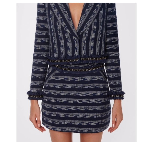 ☄Ramy Brook Blue & Silver Blazer☄ - Picture 2 of 9